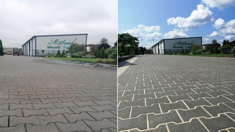 mycie placu firmowego