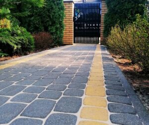 mycie kostki brukowej Radom – efekt po czyszczeniu